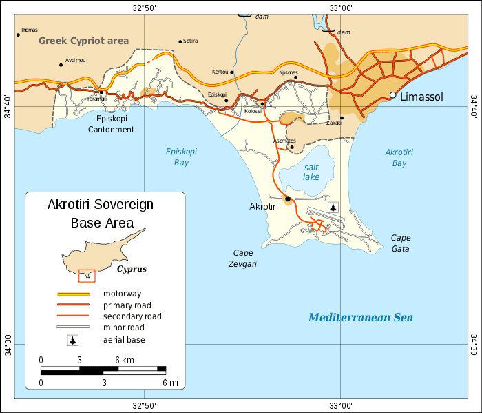 Akrotiri map